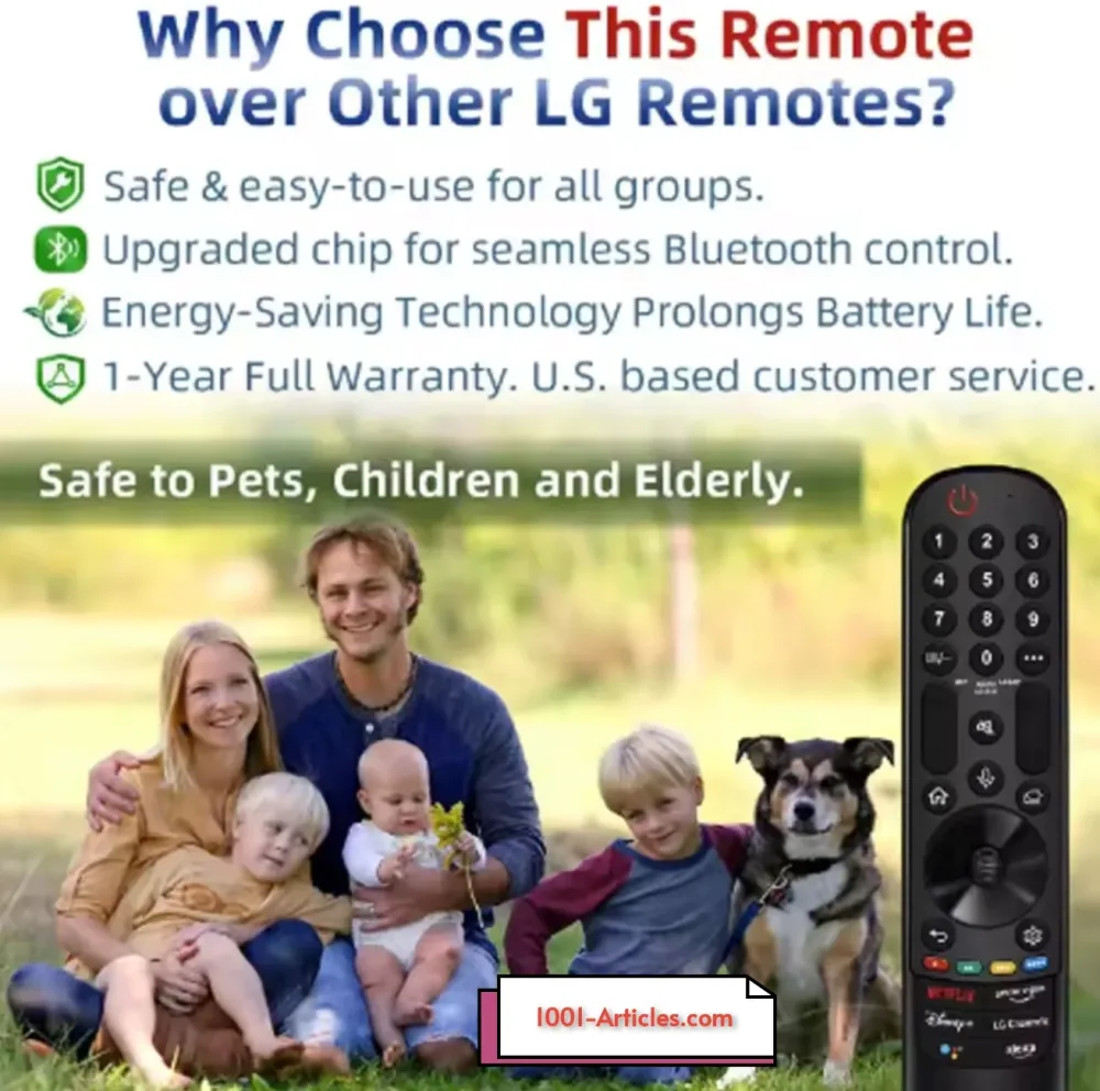 Télécommande LG Magic de remplacement MR22GA/GN - Smart TV