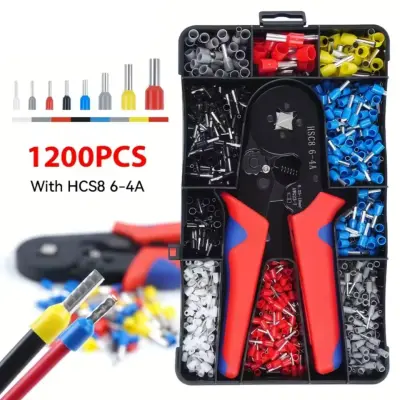 🔧⚡طقم كماشة تثبيت الكابلات 1200 قطعة