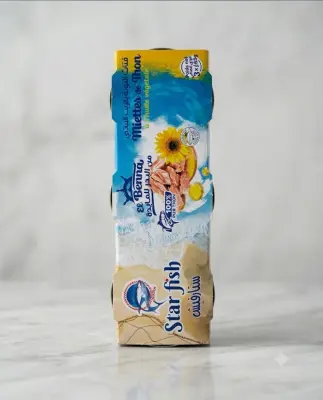 Starfish فتات التونة بالزيت النباتي *3