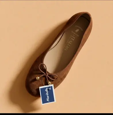 Ballerine Femme Cuir
