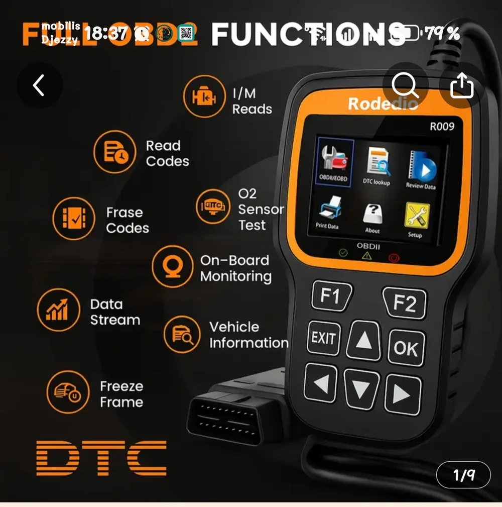 Scanner OBD 2 vR009/2026