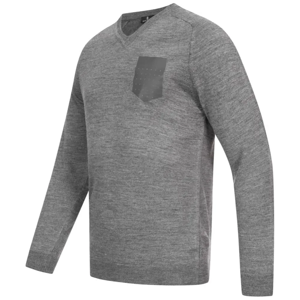 Pull BORIS BECKER  en Laine Gris