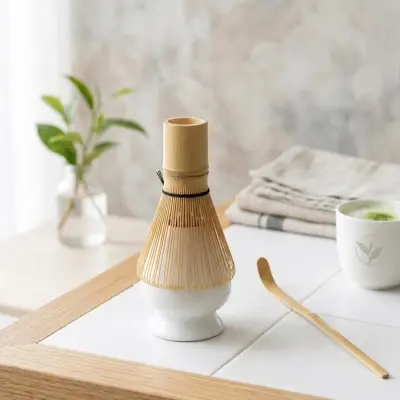 Fouet matcha avec support et cuillère