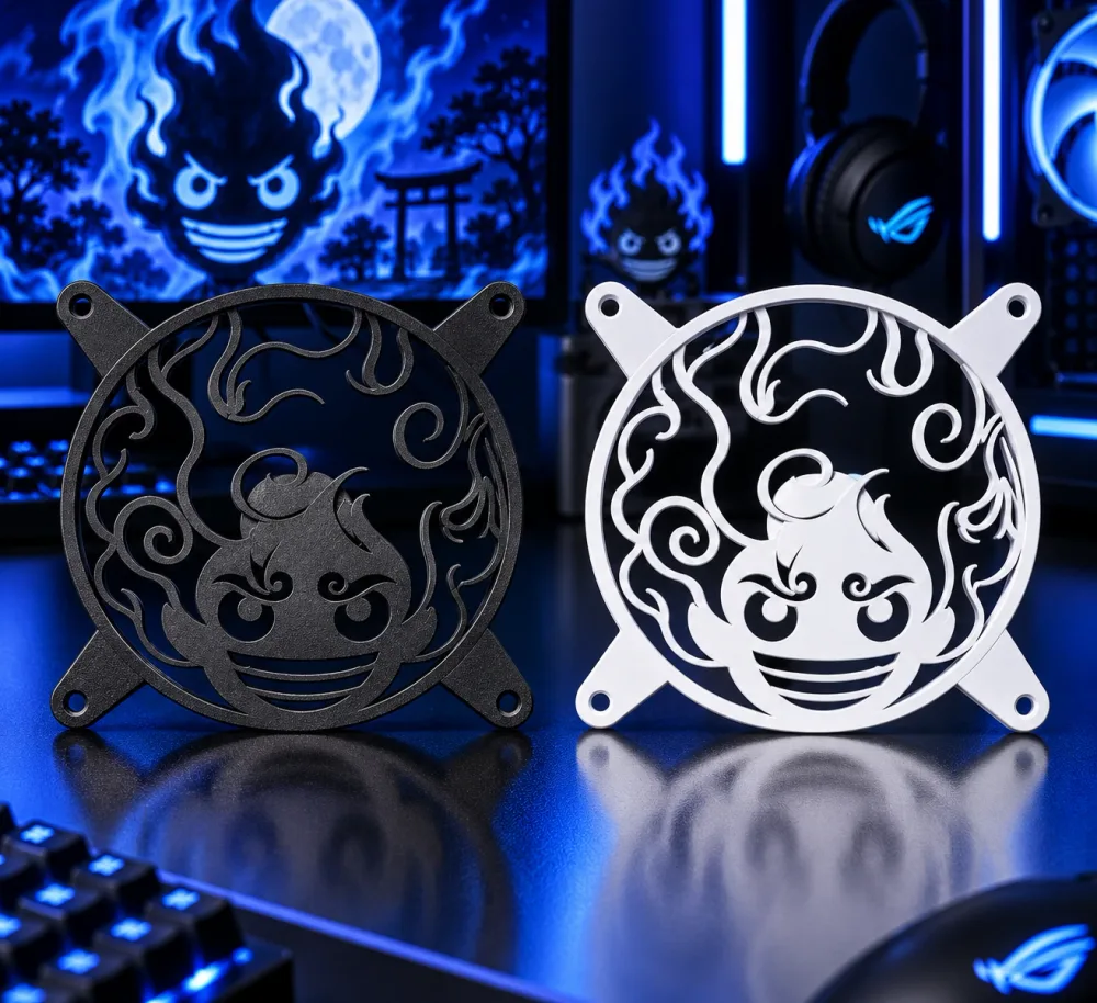 🌙 Moon Guardian — Fan Cover 120mm