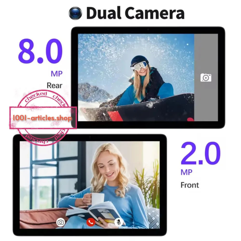 Tablette PRITOM TAB 11, 10.1 pouces, Android 14, 08 Go/128 Go, 8000 mAh, Wifi