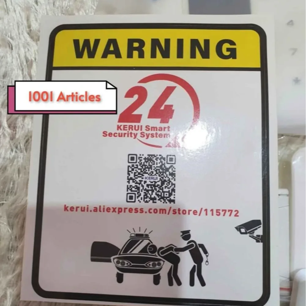 Alarme KERUI W 184 wifi et GSM, Tuya Smart