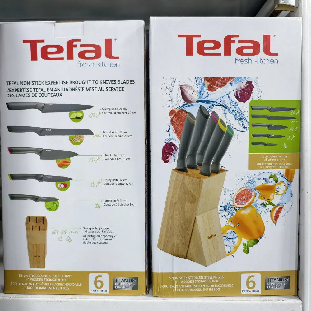 Coutaux Tefal  مجموعة سكاكين تيفال الاصلية