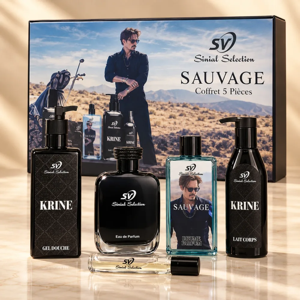 Coffret Cadeaux Parfum SV - Sauvage - 5Pcs Pour Homme
