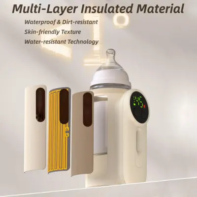 Chauffe-biberon électrique Rechargeable USB Affichage de la température - سخان قارورة الحليب للأطفال