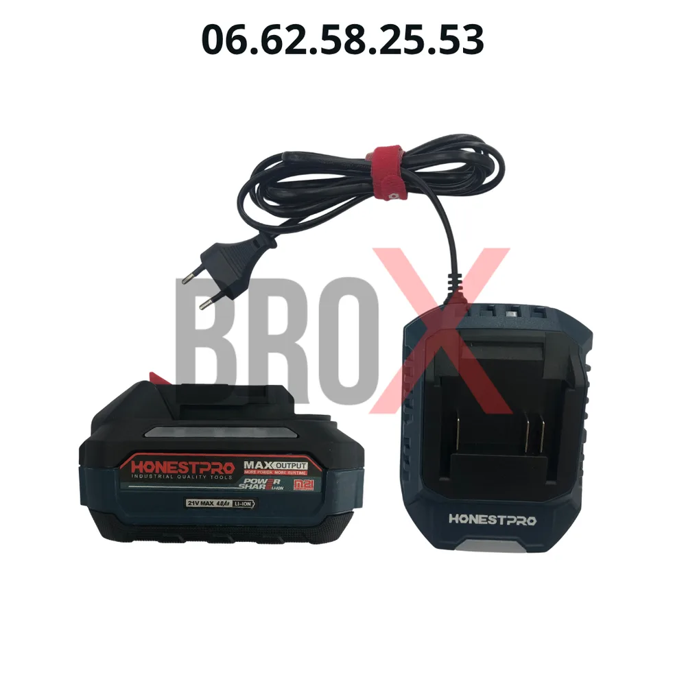 Marteau Piqueur Sans-fil 21v 4.0Ah 1 Batterie HONESTPRO YAE2649