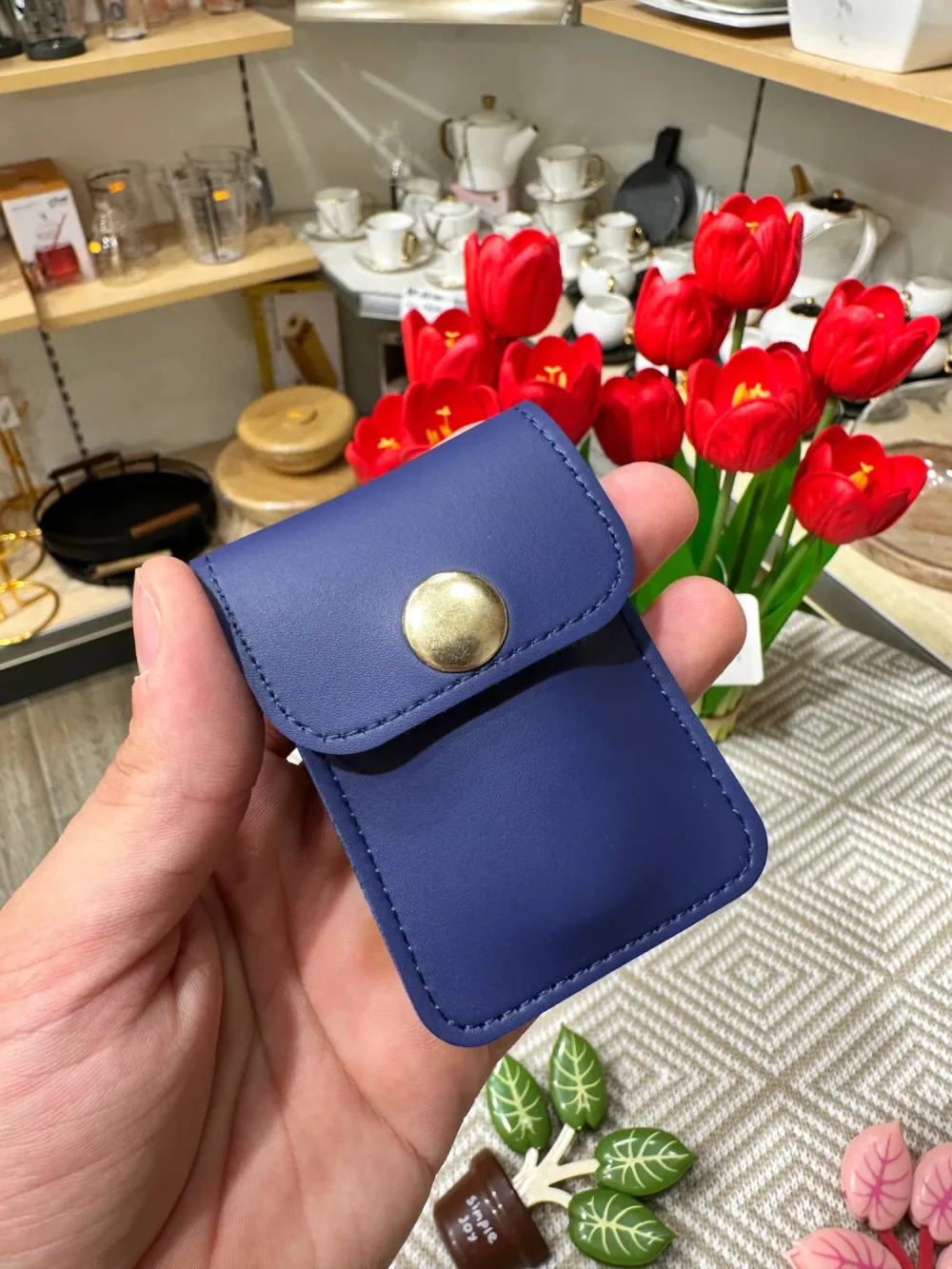 Chausse-pied Pliable de Voyage avec Étui en Cuir