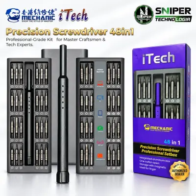 PRECISION SCREWDRIVER SET MECHANIC ITECH 48in1