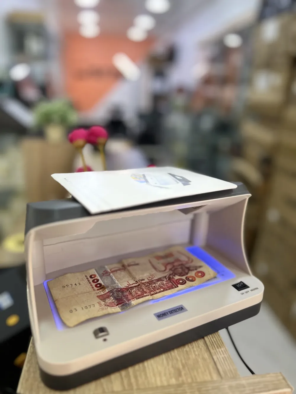 COMPTEUSE BILLET AVEC BATTERIE OP1200