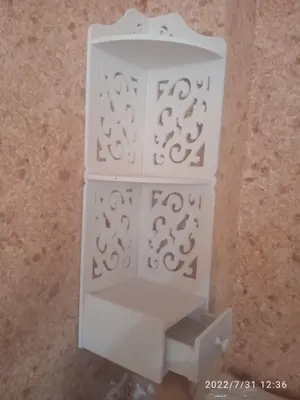 Tall Decorative Bathroom Organizer CNC File