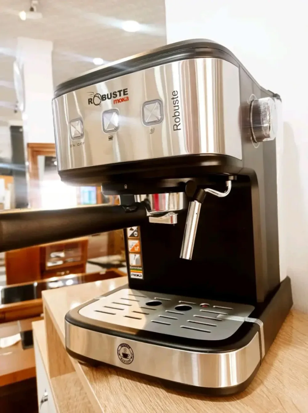 Cafetières A Bras Automatique Moka Marque Robuste