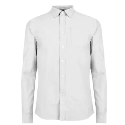 Chemise Basic Oxford Fire Trap Gris