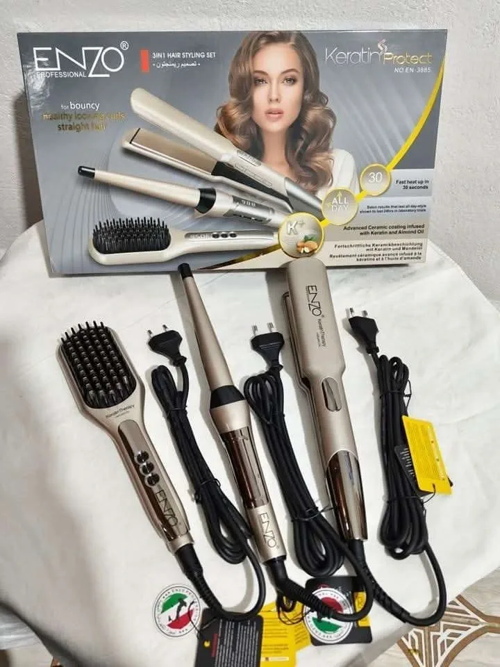Pack ENZO En-3885 Kit Professionnel avec Design Remington de