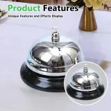 Mini Sonnette d'Appel en Métal Antirouille pour Bureau – جرس نداء معدني صغير مقاوم للصدأ للمكتب