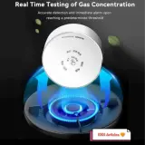 Détecteur intelligent de fuite de gaz Meian avec sirène - Tuya Smart