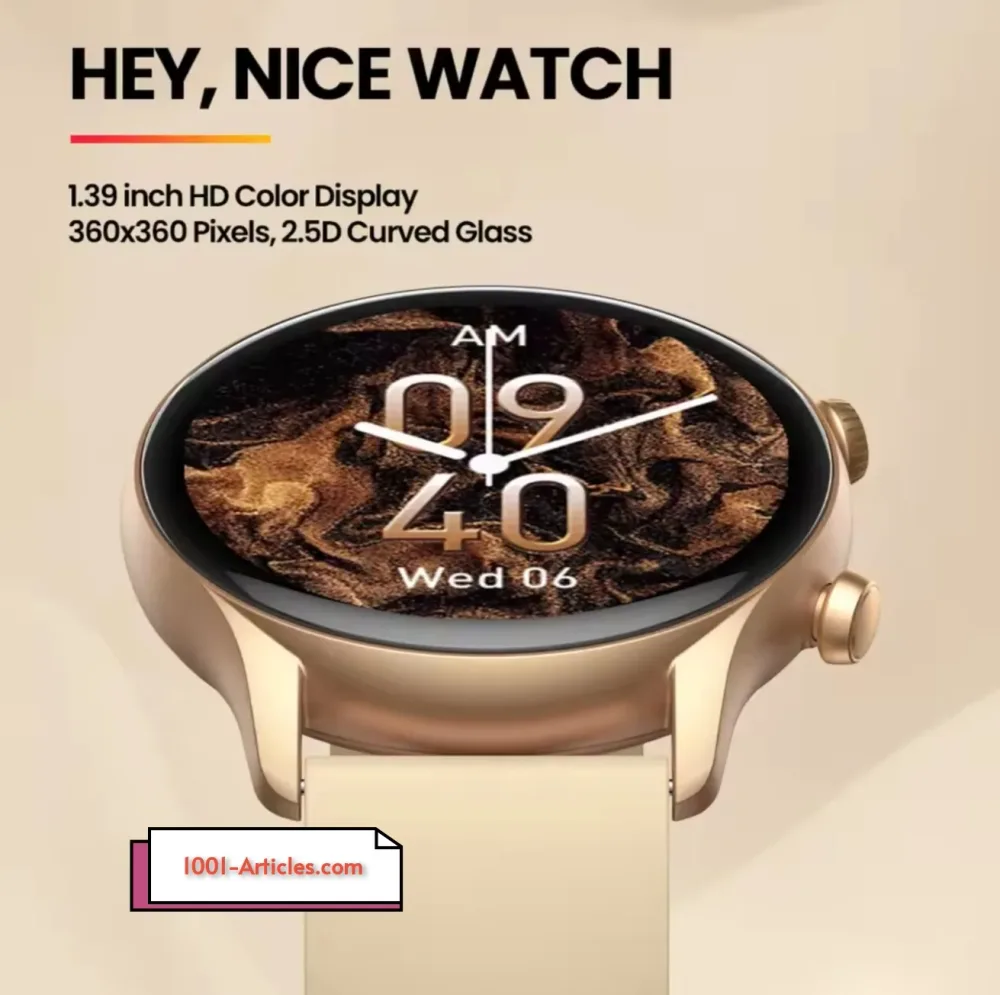 Smart Watch ZEBLAZE Btalk 3 Plus, intelligente, IPS HD,Bluetooth