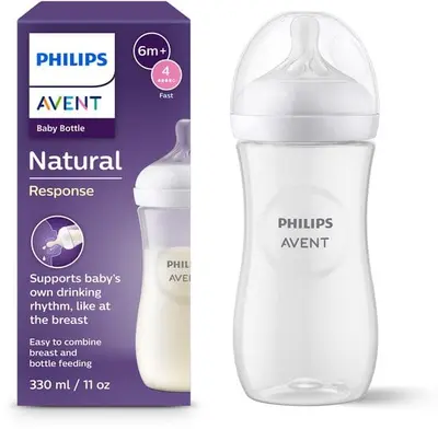 Biberon à Réponse Naturelle plastique de 330 ml