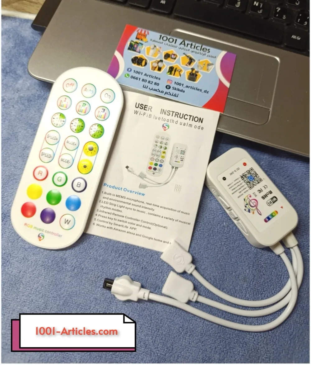Contrôleur Ruban LED RGB 4 Broches Tuya Smart Wi-Fi