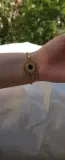 Bracelet médaillon noir