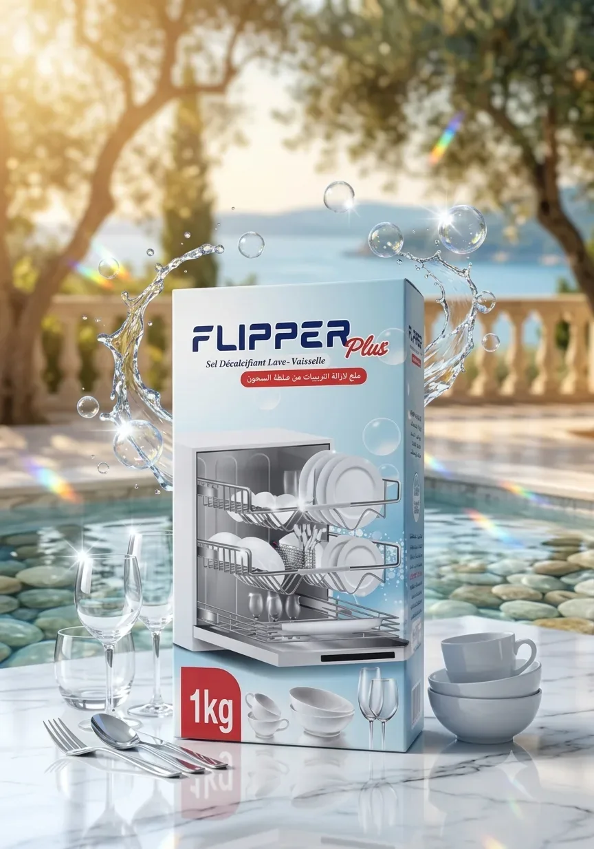 🛠️ Flipper Plus – مزيل ترسبات غسالة الصحون