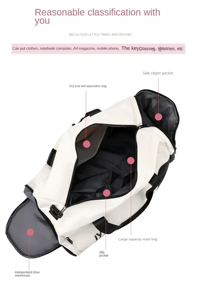 Sac de Sport Grande Capacité Unisexe