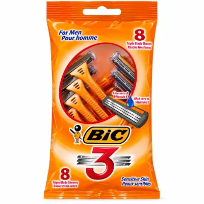 BIC Rasoir jetable 3 lames Orange
