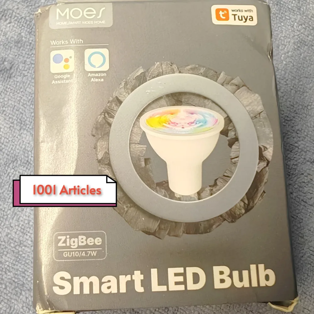 Spot-LED RGB MOES Tuya Zigbee GU10