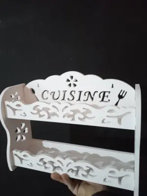 Decorative Kitchen Wall Rack CNC File