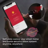 Kit d'alarme Wi-Fi, Tuya Smart, sans fil 433MHz, Sirène et Capteurs.