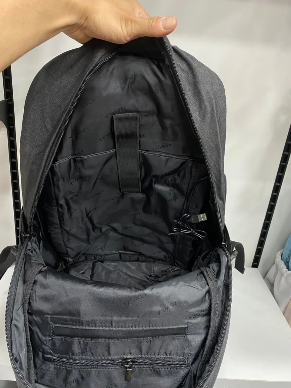 Sac à dos TZOWLA ordinateur et voyage antivol 17 pouces