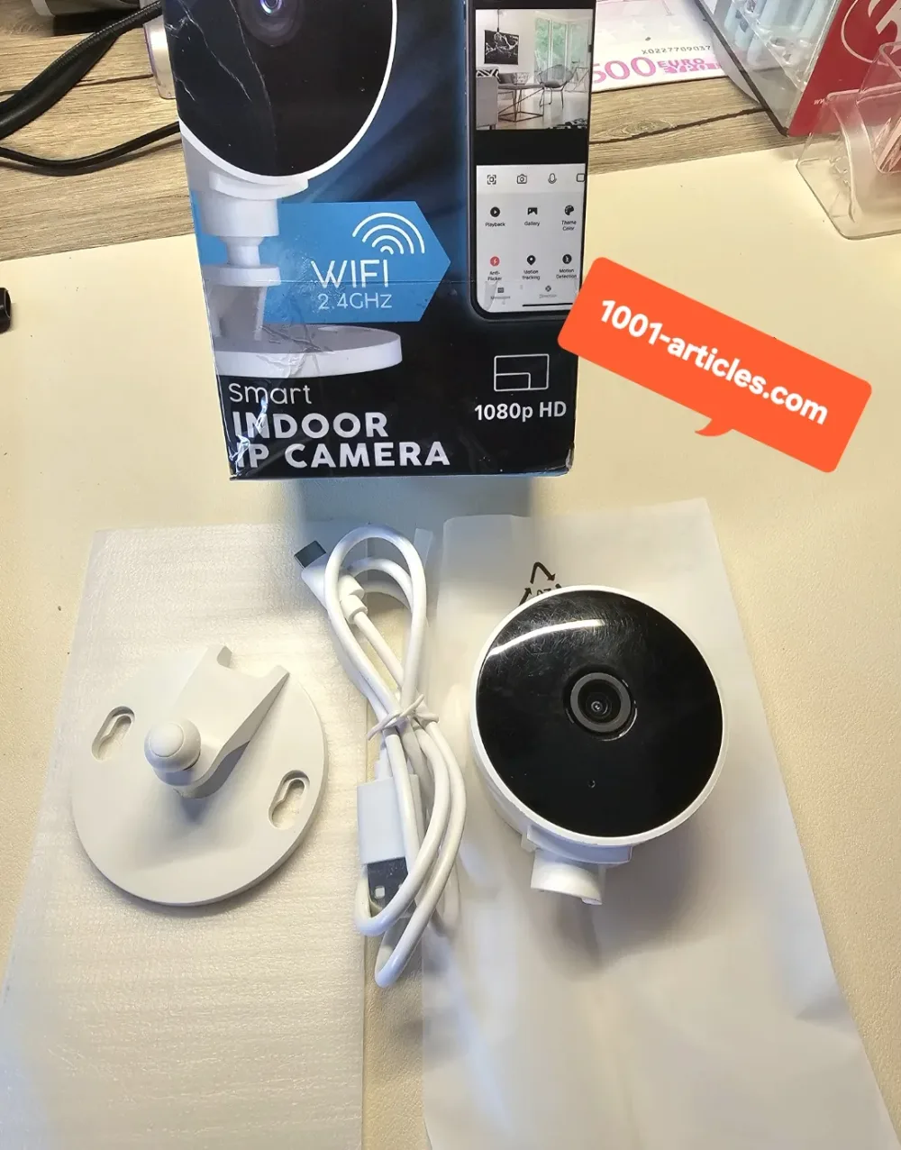 LSC SMART CONNECT, Caméra IP Interne, WiFi, HD 1080p, Tuya compatible.