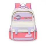 Sac à Dos Enfant Space Design Ludique Multi-Poches Rose – حقيبة مدرسية للأطفال لون وردي