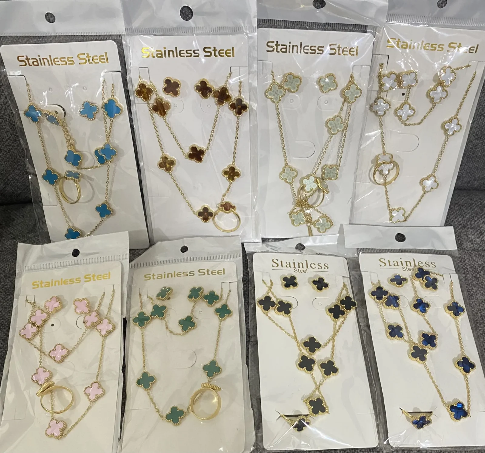 Parure en acier inoxydable 5 pièces