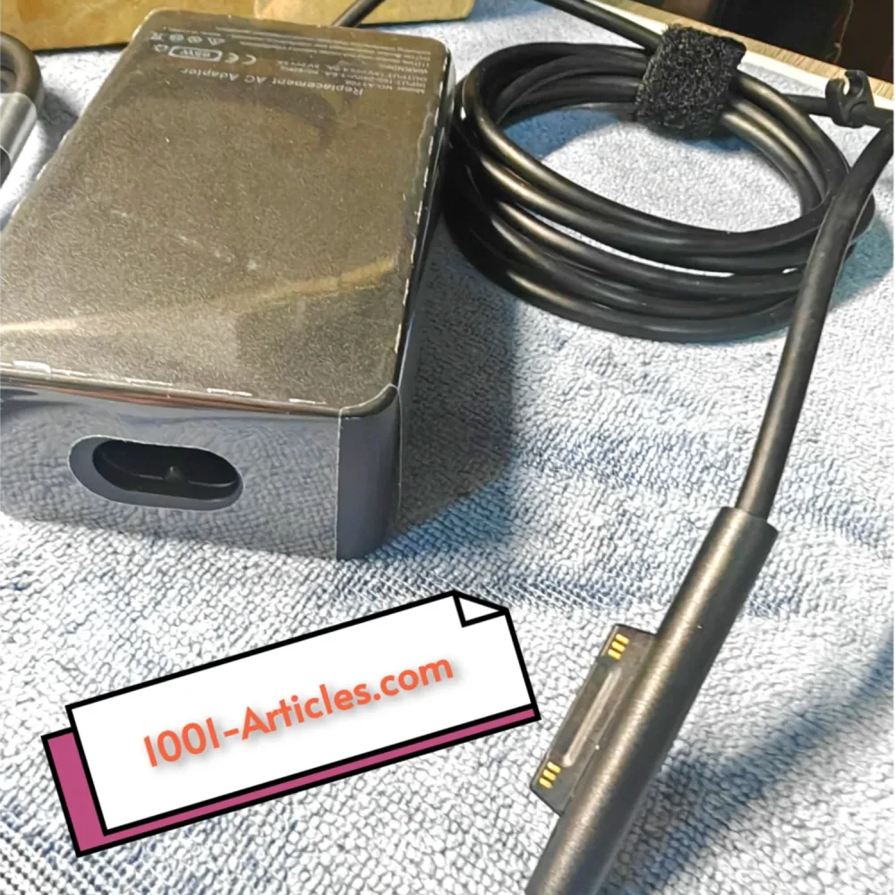 Adaptateur d'alimentation 65W 15V-4A pour Microsoft Surface.