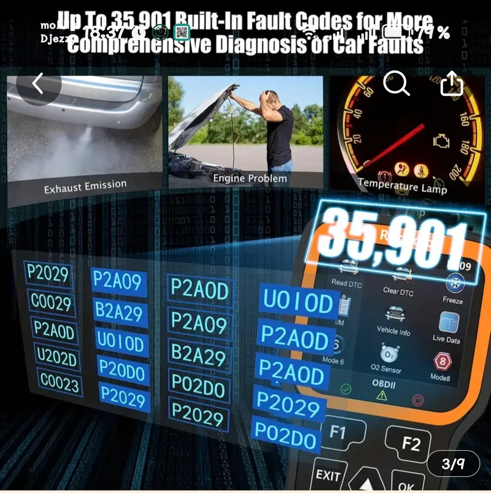 Scanner OBD 2 vR009/2026