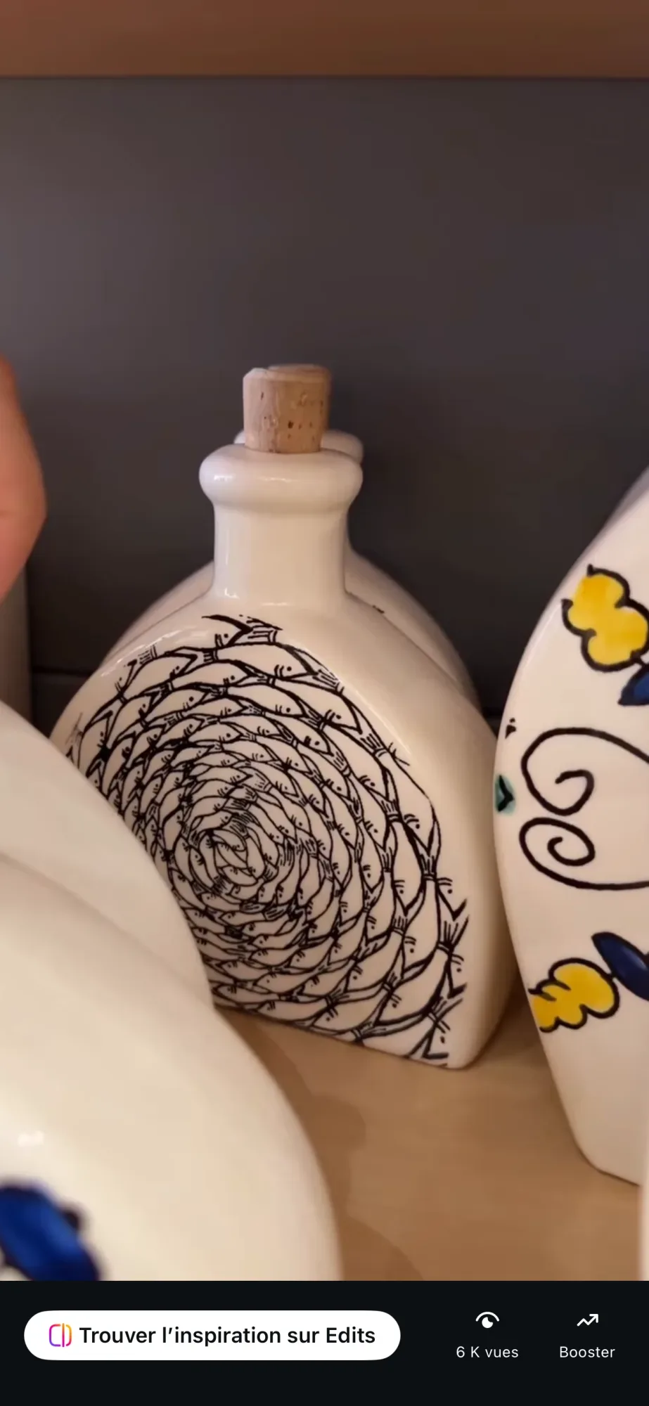 Gargoulette en Céramique Peinte Main – Collection Artisanale