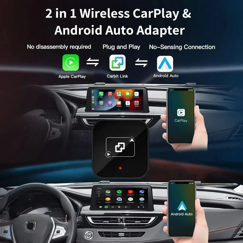 (android auto ou carplay  ) carbitlink vers