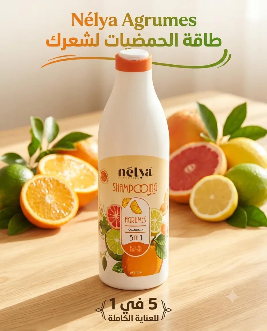 Nelya شامبو بعطر الحمضيات 1ل