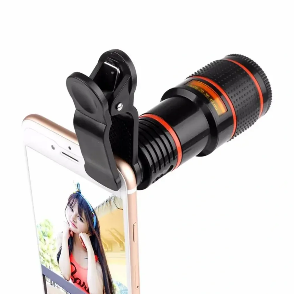 Objectif de Caméra Universel Clip-on pour Smartphone avec Zoom 14x – عدسة كاميرا هاتف الذكي