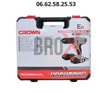 Perceuse Visseuse sans fil 13mm 18V 2 Batteries 1.5AH avec valise CROWN CT21056LM-1.5-BMC