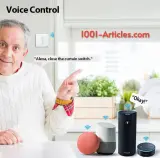 Interrupteur Tactile avec télécommande RF Tuya Smart contrôle des Volets Roulants