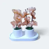 Pack Pot de fleur artificielle 4 pièces