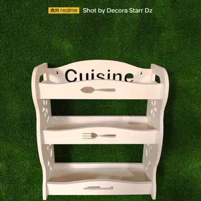 Three-Tier Kitchen Wall Rack CNC File