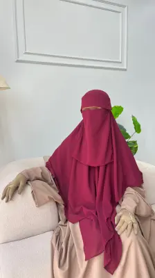 خمار مربع + نقاب تيندا