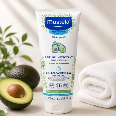 Gel nettoyant 2en1 mustela 200ml