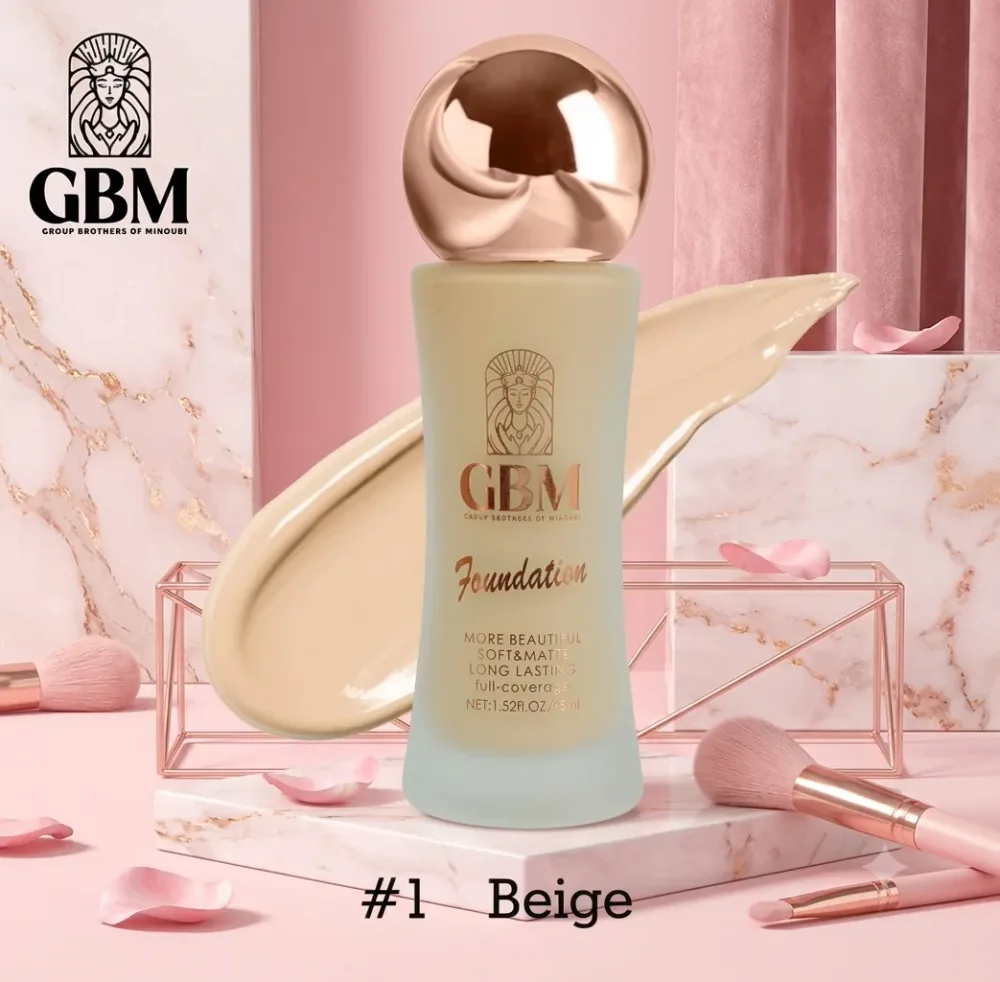 كريم أساس GBM Foundation– لإطلالة مخملية ساحرة تدوم طويلاً